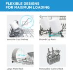 Midea MDC22P2ASS Countertop, Moveable Place Settings & 6+2 Washing Cyc... - Image 5