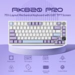 EPOMAKER Ajazz AK820 Professional 75% Wi-fi Mechanical Keyboard with TFT Sma... - Image 3