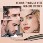 AWROSE Eyebrow Pencil, 3D Waterproof Microblading Eyebrow Pen 4 Fork T... - Image 5