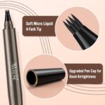 AWROSE Eyebrow Pencil, 3D Waterproof Microblading Eyebrow Pen 4 Fork T... - Image 6