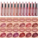 Jolilab 12Pcs Lip Set: 6 Colours Lip Liner+6 Colours Lipstick,Matte/Crea... - Image 4
