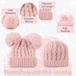 Yuoahcn Child Lady Beanie Winter Child Boy Hat with Pom pom Heat Toddler ... - Image 4