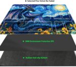 MTG Playmat with Zones Magic Card Playmat Recreation Mat,TCG & CCG Card Recreation... - Image 5