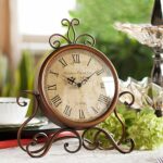 HZDHCLH Classic Desk Clocks for Dwelling Room Bed room Decor, Silent Dec... - Image 3