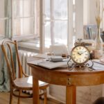 HZDHCLH Classic Desk Clocks for Dwelling Room Bed room Decor, Silent Dec... - Image 6