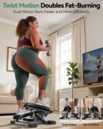 Sportsroyals Stair Stepper,Twist/Mini Stepper for Train at Residence,Ste... - Image 3