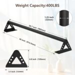 Wall Mounted Doorway Pull Up Bar, Heavy Obligation Energy Coaching Pull-Up... - Image 3
