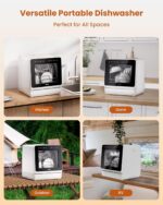 HAVA 2025 NEW Upgraded Countertop Dishwasher with Water Softener and E... - Image 5