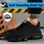 Metal Toe Sneakers for Males Light-weight Work Sneakers Security Sneakers Air Cushio... - Image 3