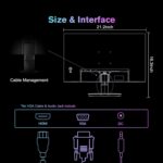 SANSUI Monitor 24 inch 100Hz Laptop Monitor丨FHD 1080P PC Monitor丨HDM... - Image 9