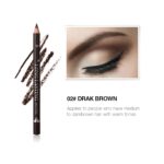12 Pcs Darkish Brown Eyebrow Pencil Eyeliner Make-up，Smooth Textured，Simple to... - Image 3