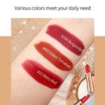 Matte Lipstick Set 3 Colours Lip Stick to Sliver Chain Bag Bundle Ve... - Image 6
