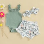 CIYCUIT New child Child Lady Summer season Garments Ruffle Sleeveless Ribbed Prime ... - Image 6