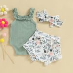 CIYCUIT New child Child Lady Summer season Garments Ruffle Sleeveless Ribbed Prime ... - Image 8