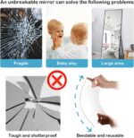 SLDIYWOW Wall Mirror Full Size, 4Pcs Full Physique Mirror for Bed room, S... - Image 5