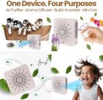 Desktop Air Air purifier & Fan Combo with HEPA, Aroma & Ionizer – 3 Wind S... - Image 3