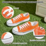 Adokoo Canvas Tennis Sneakers for Girls Low Prime Informal White Black Sneake... - Image 4