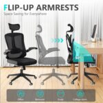 Comfortable Workplace Chair, House Ergonomic Desk Chairs, Excessive Again Gaming Mesh ... - Image 8