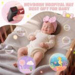 Zando Massive Bow Child Hats New child Hospital Hat Light-weight Cotton Toddler... - Image 3