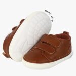 Child Toddler Gown Sneakers Boys Ladies First Strolling Non-Slip PU Leather-based S... - Image 3