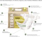 Terra Dimension 3 Diapers: 85% Plant-Primarily based, Extremely-Smooth & Chemical-Free for ... - Image 3