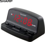 Sharp Digital Alarm Clock with Keyboard Type Controls, Battery Again-u... - Image 3