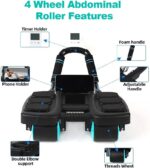 2025 New Computerized Rebound Ab Curler Wheel with Elbow Help & 4-Whee... - Image 3