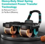 2025 New Computerized Rebound Ab Curler Wheel with Elbow Help & 4-Whee... - Image 4