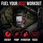 NutraBio Base Pre-Exercise Powder 200mg Caffiene, Sustained Power, Foc... - Image 3
