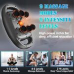 6 Head Therapeutic massage Gun Deep Tissue with 9 Ranges & 9 Modes, Electrical Massa... - Image 3