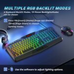 Redragon S101 Gaming Keyboard, M601 Mouse, RGB Backlit Gaming Keyboard... - Image 4