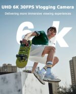 FLATIC Cameras for Pictures, 6K 64MP Digital Digital camera with WiFi & Mic... - Image 3