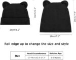 DRESHOW BQUBO 4 Items Child Beanie New child Toddler Smooth Cute Knit Hat ... - Image 5
