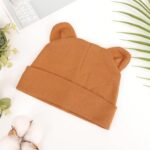 DRESHOW BQUBO 4 Items Child Beanie New child Toddler Smooth Cute Knit Hat ... - Image 8
