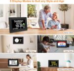 Digital Calendar Dementia Alarm Clock with Day and Date for Aged - ... - Image 5