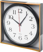 Bernhard Merchandise Black Wall Clock Silent Non Ticking 10 Inch High quality ... - Image 6