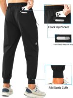 NORTHYARD Males's Athletic Operating Pants Light-weight Exercise Joggers Qui... - Image 3