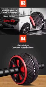 Ab Curler Wheel for Core & Belly Exercise – Health Tools for M... - Image 4