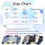 Tphon Non Slip Youngsters Toddler Socks with Grippers Child 12 Pairs Anti Ski... - Image 8