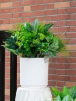 18 Bundles Synthetic Crops Outside, Fake Bushes Plastic Faux Greener... - Image 7