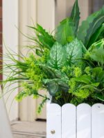 18 Bundles Synthetic Crops Outside, Fake Bushes Plastic Faux Greener... - Image 9