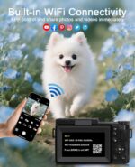 FLATIC Digital Digital camera with WiFi, 5K 64MP Cameras for Images with ... - Image 6