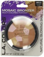 L.A. COLORS HD Mosaic Bronzer (carded), Solar-Kissed Bronze CBMP270 - Image 3