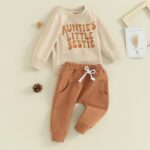 Aunties Bestie Child Garments Gender Impartial Child Boy Woman Lengthy Sleeve S... - Image 3