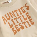 Aunties Bestie Child Garments Gender Impartial Child Boy Woman Lengthy Sleeve S... - Image 6