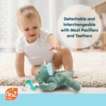 RaZbaby JollyPop Pacifier, Holder w/Removable Child Pacifier, Stuffed ... - Image 4