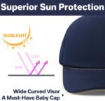 qikqik Child Baseball Cap Toddler Baseball Hat with Mesh Toddler Solar Hat... - Image 6