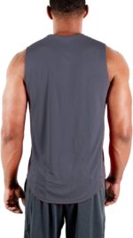 DEVOPS 3 Pack Males's Muscle Shirts Sleeveless Dry Match Gymnasium Exercise Tank ... - Image 4