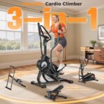 YOSUDA Professional Cardio Climber Stepping Elliptical Machine, 3-in-1 Elliptic... - Image 3