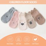 TRUEHAN 5 Pairs Toddler Non Slip Socks with Grips Child Socks for Children ... - Image 4